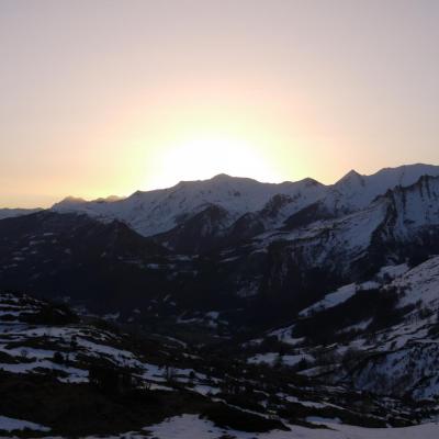 Levé de soleil sur les Pyrénées